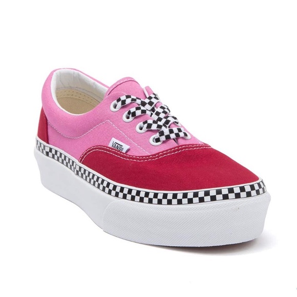 chili pepper fuchsia vans